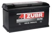 ZUBR ZU1000 Батарея аккумуляторная 12В 100 А/ч 940А обратная (-/+) поляр. стандартные (Европа) клеммы