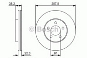 Bosch 0986479R56 Тормозной диск