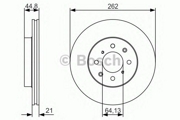 Bosch 0986479R80 Тормозной диск