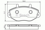 Bosch 0986495112 Комплект тормозных колодок