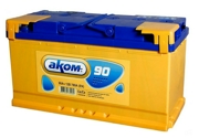 АКОМ 6СТ901LA Батарея аккумуляторная АКОМ STANDART 12В 90А/ч 780А прямая поляр. стандартные клеммы