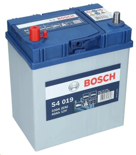 Bosch 0092S40190 Аккумулятор Silver JIS 40 А/ч прямая L+ 187x127x227 EN330 А