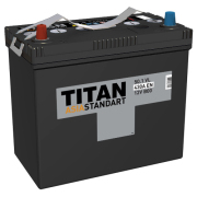 TITAN 6СТ501VLB00 Батарея аккумуляторная 50А/ч 450А 12В прямая поляр. тонкие вынос. (Азия) клеммы