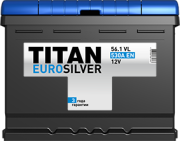 TITAN 6СТ561VL Батарея аккумуляторная 56А/ч 530А 12В прямая поляр. стандартные клеммы