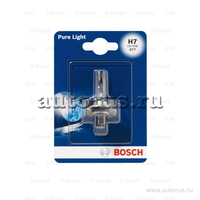 Bosch 1987301012 Лампа 12V H7 55W Pure Light 1 шт. блистер