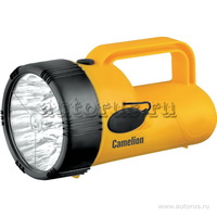 Camelion 10471 Фонарь аккумулятоный 220В, желтый, 19 LED, 4В 2,3А-ч, пластик, коробка LED29314
