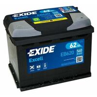 EXIDE EB620 Батарея аккумуляторная 62А/ч 540А 12В обратная полярн. стандартные клеммы