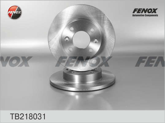 FENOX TB218031 Диск тормозной передний RENAULT Logan 1,4-1,6 04->