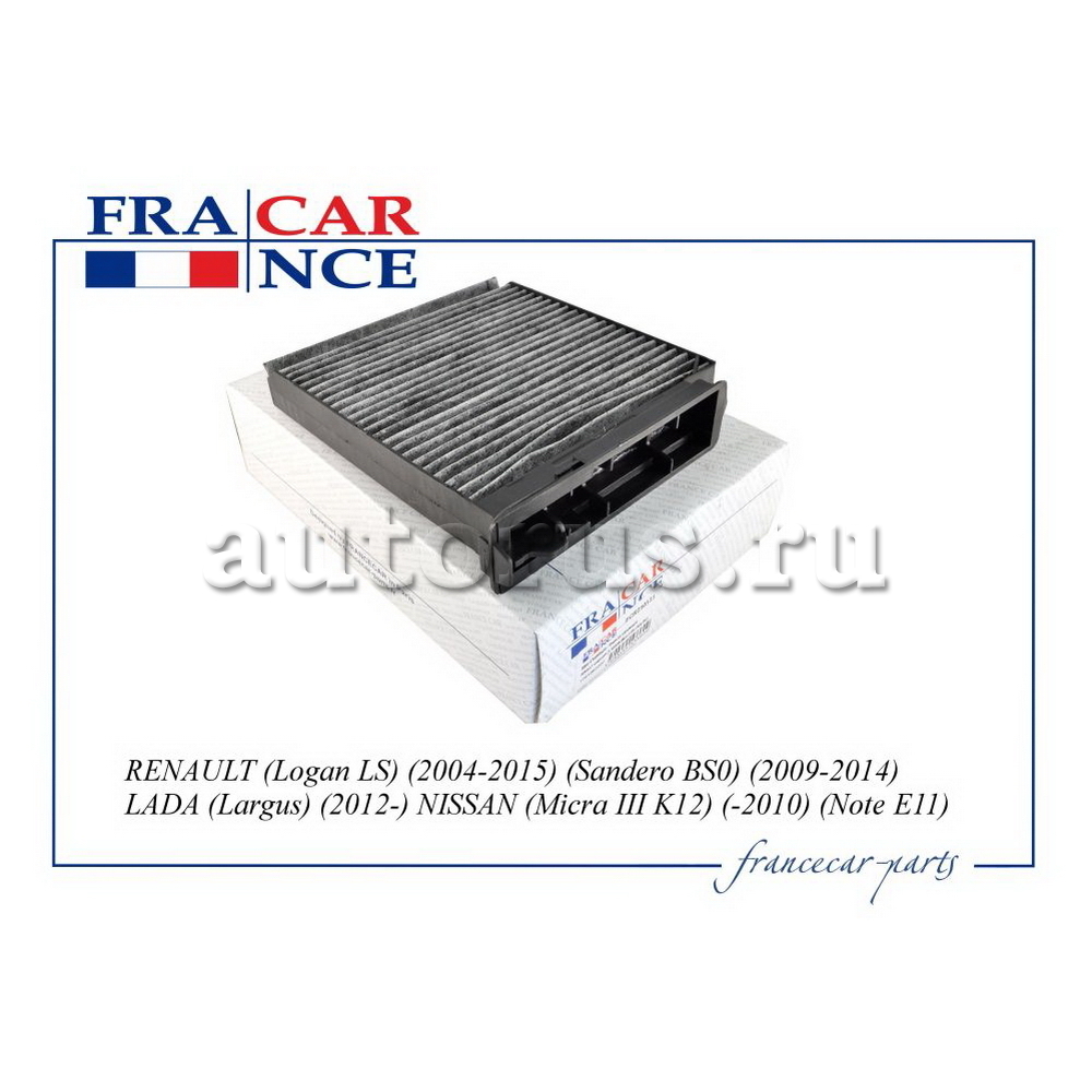 Francecar FCR210131 Фильтр салонный (угольный) RENAULT Logan 1,2/Duster/Clio III / NISSAN / LADA