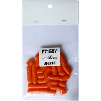 KOITO P7150Y T10 колпачки цвет. (оранжевый), упак. 50 шт.