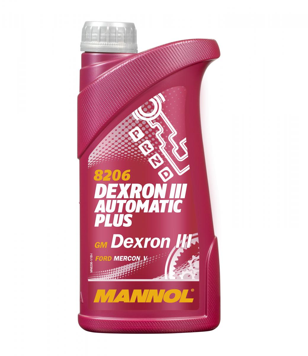 MANNOL 1335 Масло трансмиссионное Mannol ATF Dexron III синтетическое 1 л