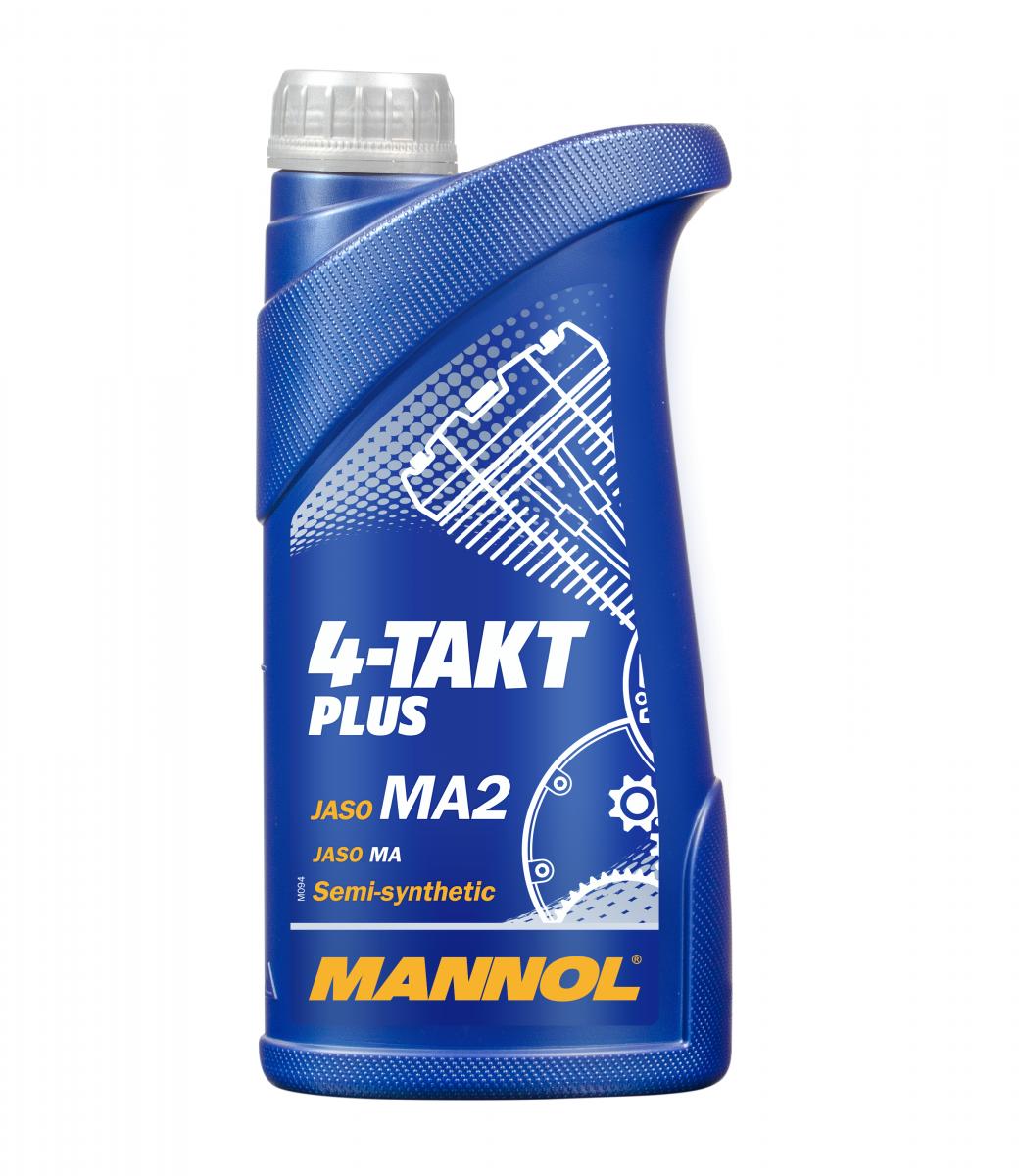 MANNOL 1400 Масло моторное 2T Mannol 4-Takt Plus 10W40 полусинтетическое 1 л