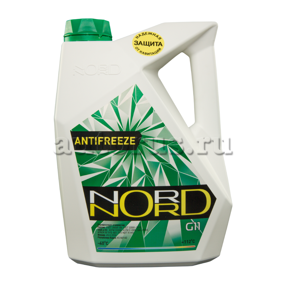 nord NG20362 Антифриз High Quality Antifreeze готовый -40C зеленый 5 кг
