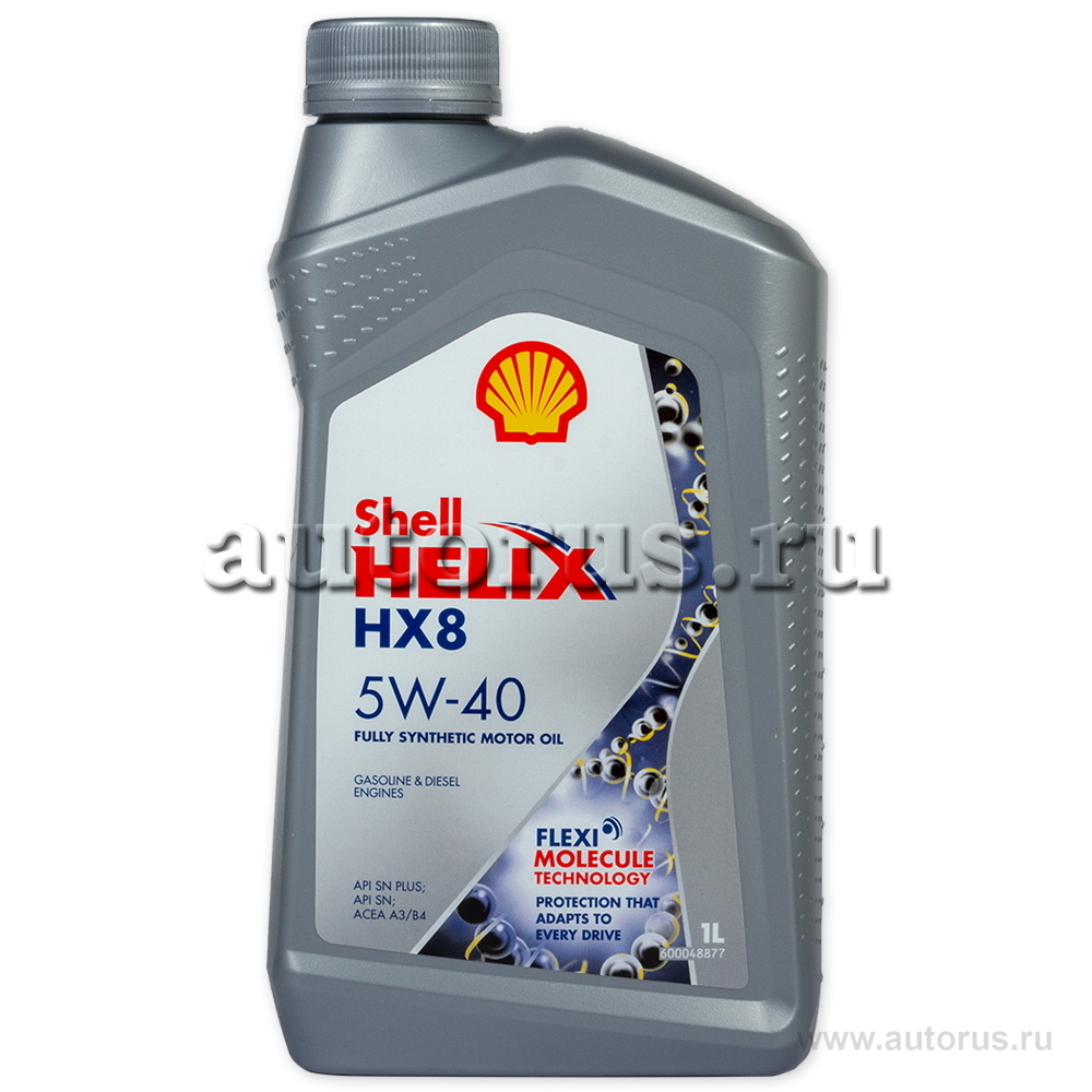 Shell 550051580 Масло моторное Helix HX8 SN+ 5W-40 синтетическое 1 л