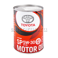 TOYOTA 0888013706 Масло моторное Motor oil SP/GF-6 5W-30 синтетическое 1 л