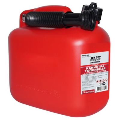 AVS A78361S Канистра для топлива (пластик) 5л (красная) AVS TPK-05