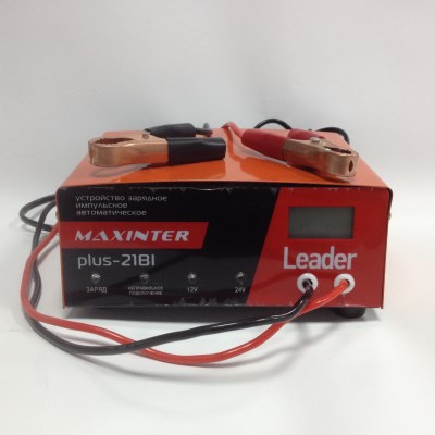 MAXINTER PLUS21BI Зарядное устройство для акб PLUS- 21BI MAXINTER (0.1A до 20А) (АКБ до 210 А/ч)