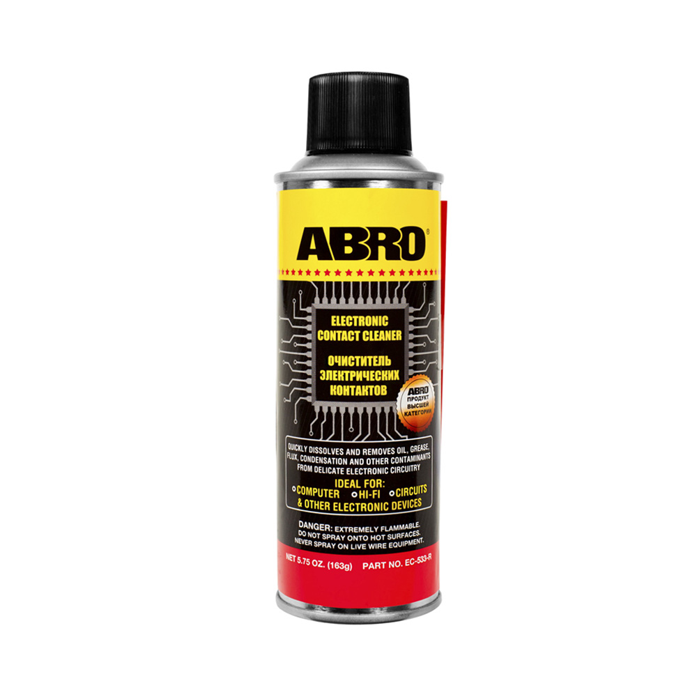 ABRO EC533 средство для очистки электрических контактов в аэрозольном баллоне