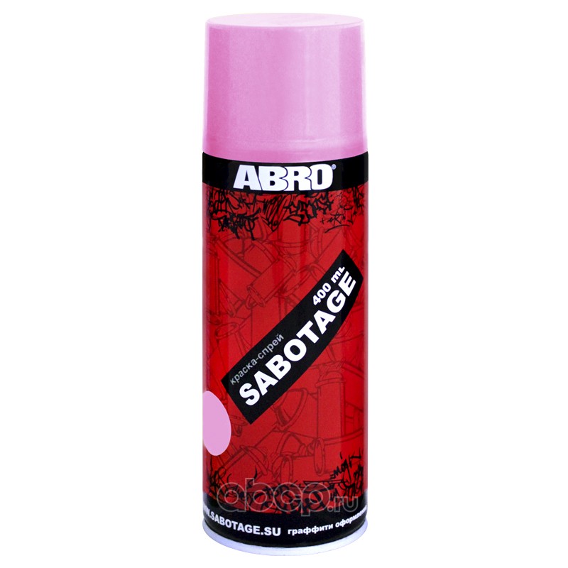 ABRO SPG313 краска-спрей бледно-розовый SABOTAGE 400мл