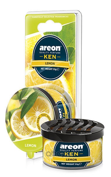 AREON 704АКВ05 Ароматизатор  KEN BLISTER Лимон Lemon