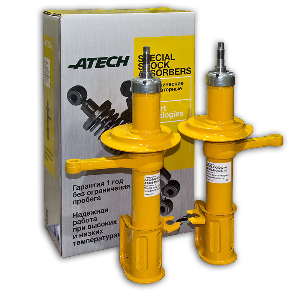 ATECH AT10201 Амортизатор масляный передний подвески  "ATECH" SPECIAL-OIL 2108, 2109, 21099, 2113, 2114, 2115 (2 шт) (комплект)