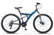 Stels LU073823 Велосипед 26 горный Focus MD (2018) количество скоростей 21 рама сталь 18 черный/синий