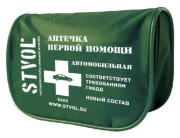 STVOL SA03 Аптечка автомобильная, текстильный футляр (соответствует требованиям ГИБДД)