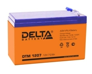 DELTA battery DTM1207 Аккумулятор ИБП 12 В 7,2 А/ч о.п. nano gel Delta DTM151 х 65 х 100