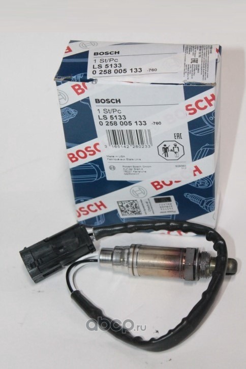 Bosch 0258005133 Датчик кислорода, лямбда-зонд Инжектор "" ВАЗ 08-10 133