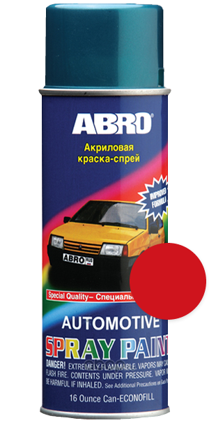 ABRO 110 №110 краска-спрей рубин 473мл