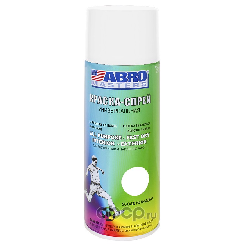 ABRO SP015AM Грунтовка-спрей белая 473мл Spray Paint Primer