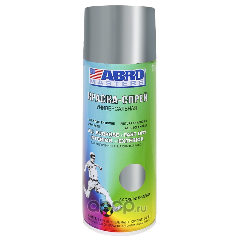 ABRO SP029AM Краска-спрей супер хром 473мл