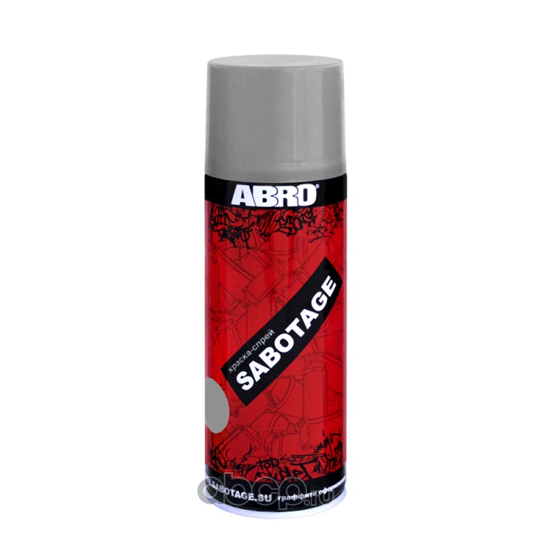 ABRO SPG048 краска-спрей светло-серый SABOTAGE 400мл