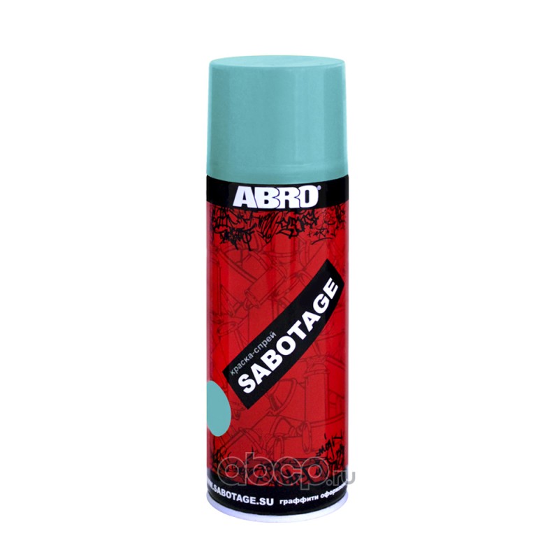 ABRO SPG065 краска-спрей голубо-зелёный SABOTAGE 400мл