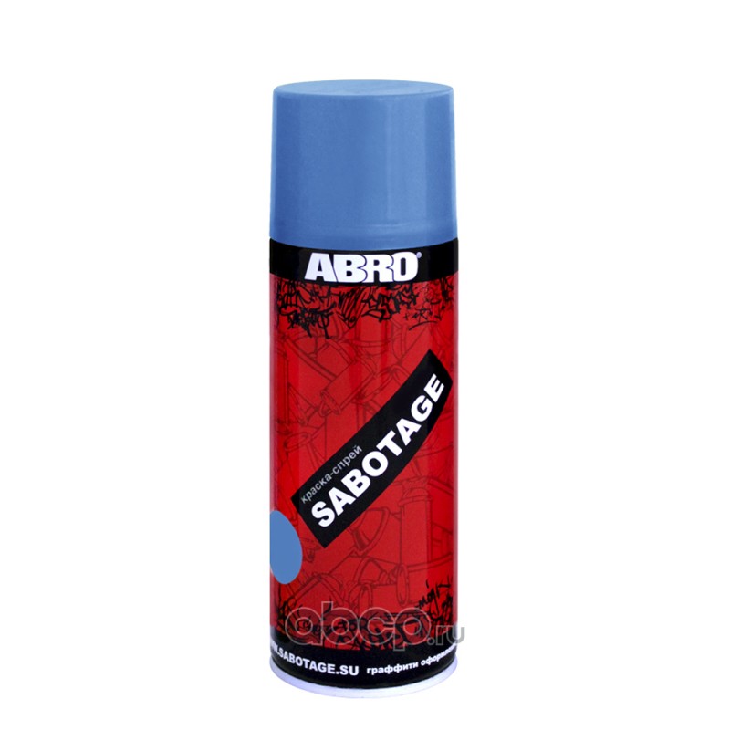 ABRO SPG133 краска-спрей светло-синий SABOTAGE 400мл