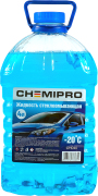 CHEMIPRO CH040 Жидкость для стеклоомывателя зимняя! 4L готовая -20°С, изопропиловая