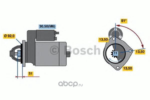 Bosch 0986018370 Стартер