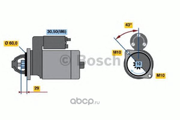 Bosch 0986021280 Стартер