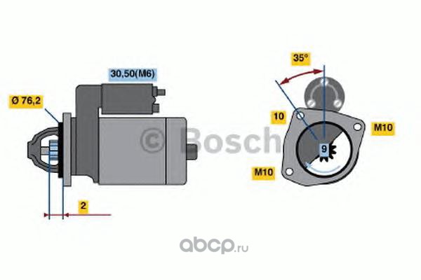 Bosch 0986021620 Стартер