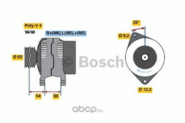 Bosch 0986040011 Генератор