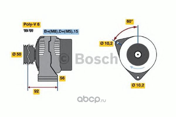 Bosch 0986041550 Генератор