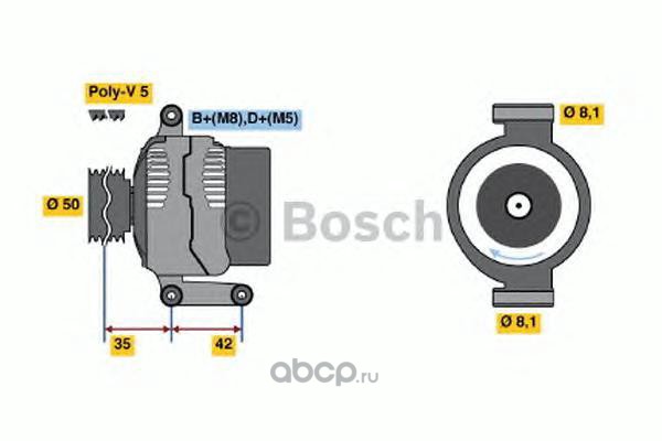 Bosch 0986041800 Генератор
