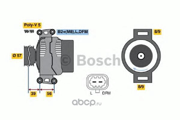 Bosch 0986044020 Генератор