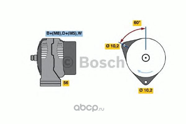 Bosch 0986047210 Генератор