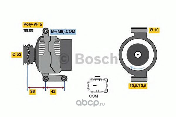 Bosch 0986081040 Генератор