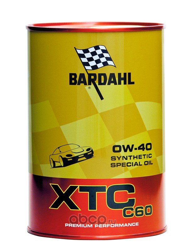 Bardahl 300040 Масло моторное XTC C60 0W-40 синтетическое 1 л