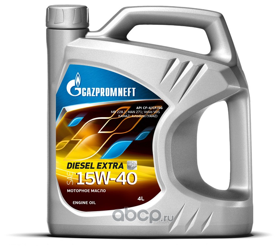 Gazpromneft 2389901353 Масло моторное Diesel Extra 15W-40 минеральное 4 л