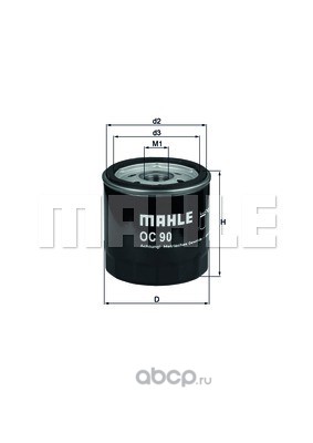 Mahle/Knecht OC90 Масляный фильтр