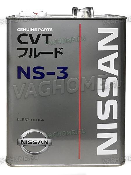 NISSAN KLE5300004 Масло вариатор синтетика   4л.