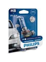 Philips 12360WHVB1 Лампа H8 12360 WHV 12V 35W PGJ19-1          B1